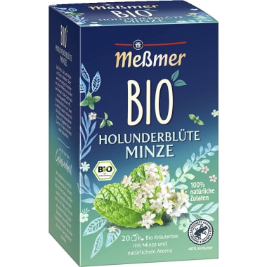 MESSMER Bio Holunderblüte Minze