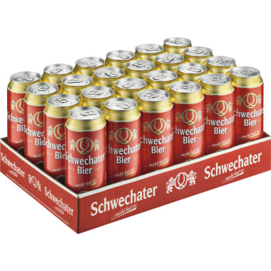 Schwechater Bier Vollbier Tray 24x 0,5 Liter Dose