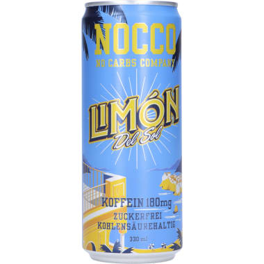 NOCCO - No Carbs Company Sportdrink Zitrone 0,33 Liter Dose