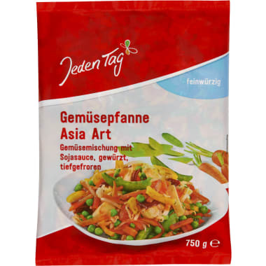 Jeden Tag Pfannengemüse Asiatische Art