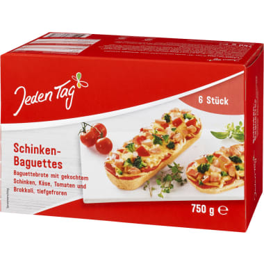 Jeden Tag Schinken Baguette 6er-Packung