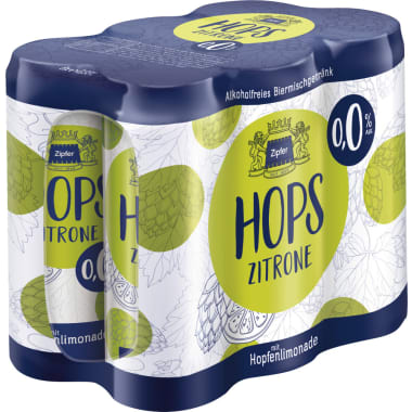 Zipfer Hops Zitrone Tray 6x 0,33 Liter Dose