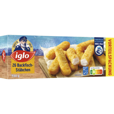 iglo Backfischstäbchen MSC 26er-Packung