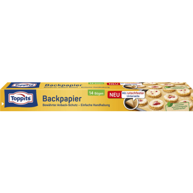 TOPPITS Antihaft Backpapier Bögen