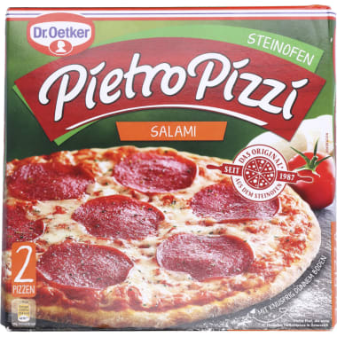 Dr. Oetker Pietro Pizzi Salami 2er-Packung