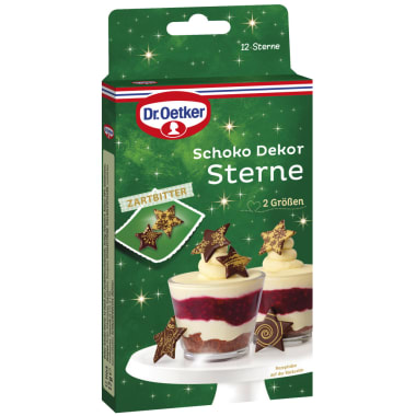 Dr. Oetker Schoko Dekor Sterne gold