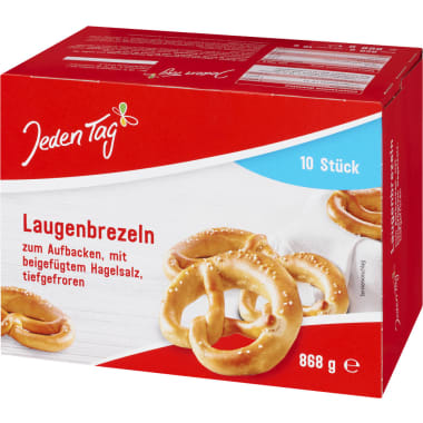 Jeden Tag Laugenbrezeln zum Aufbacken 10er-Packung