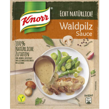 Knorr Echt Natürlich Waldpilzsauce