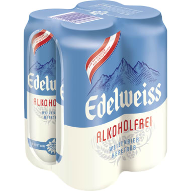 Edelweiss Alkoholfrei Tray 4x 0,5 Liter Dose