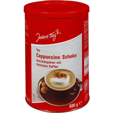 Jeden Tag Cappuccino Pulver Schoko