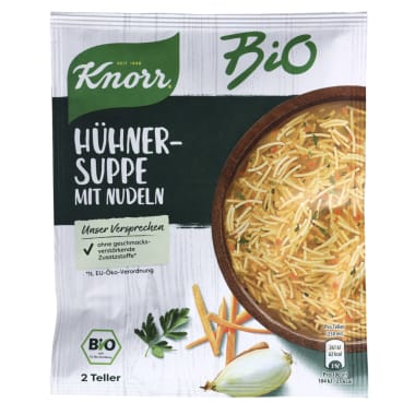 Knorr Bio Hühnersuppe mit Nudeln