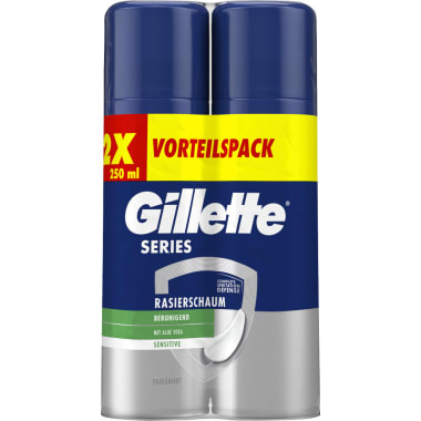 Gillette Rasierschaum Sensitive 2er-Packung