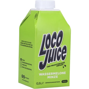 Loco Juice Wassermelone-Minze 0,5 Liter