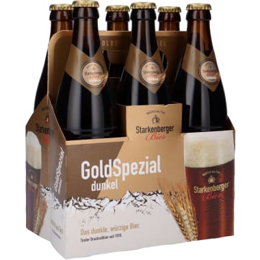 Starkenberger Bier Gold Spezial Dunkel Tray 6x 0,5 Liter