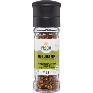 PROBIO Bio Hot Chili gemahlen Mix  Mühle