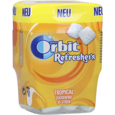Wrigley Orbit Refreshers Tropical Bottle