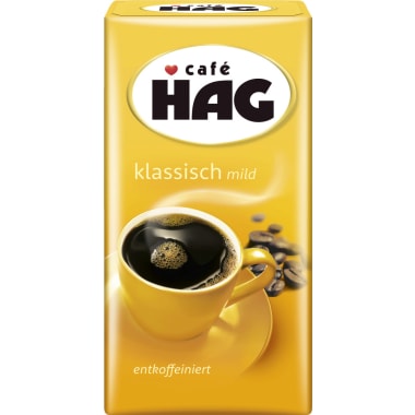 CAFE HAG Kaffee gemahlen entkoffeiniert mild