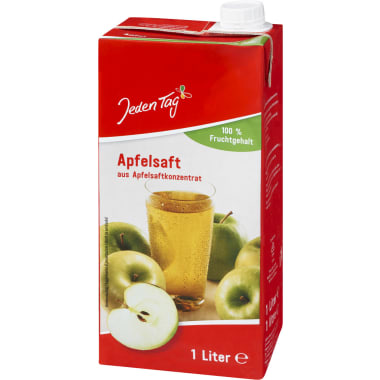 Jeden Tag Apfelsaft 100%  1,0 Liter