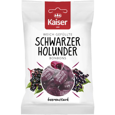 Bonbonmeister Kaiser Schwarzer Holunder Bonbons