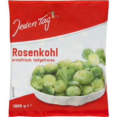 Jeden Tag Rosenkohl erntefrisch tiefgefroren