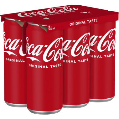 Coca-Cola Original Tray 6x 0,33 Liter Dose