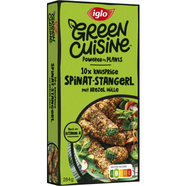 iglo Green Cuisine Spinat Stangerl