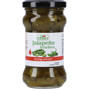 efko Jalapeno-Scheiben grün feurigscharf