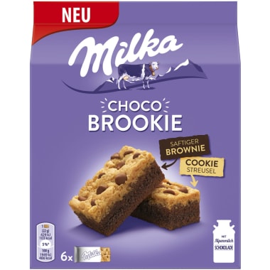 MILKA Choco Biscuits Brownie Brookie