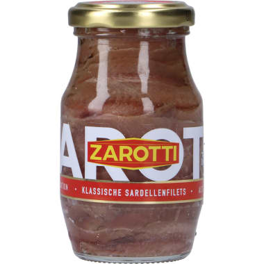 ZAROTTI Sardellenfilets in Olivenöl 150 gr