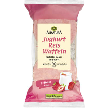 Alnatura Bio Joghurt Reiswaffeln Erdbeer