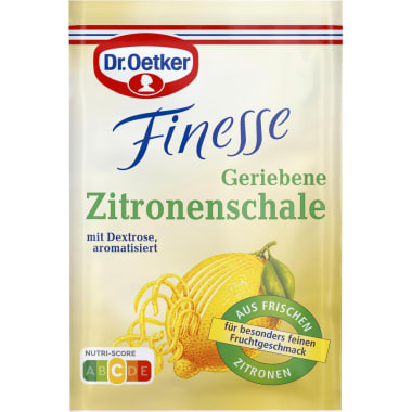 Dr. Oetker Finesse geriebene Zitronenschale 3er-Packung