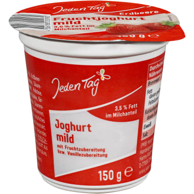 Jeden Tag Fruchtjoghurt Erdbeer 3,5%