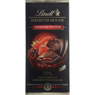 Lindt&Sprüngli Edelbitter Mousse Erdbeer-Pfeffer