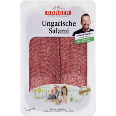 SORGER Ungarische Salami geschnitten