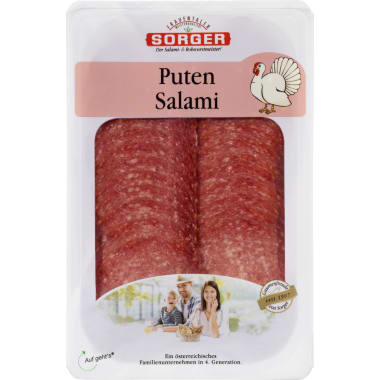 SORGER Putensalami geschnitten