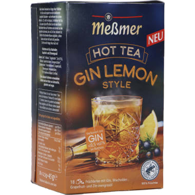 MEßMER Hot Tea Gin Lemon Style