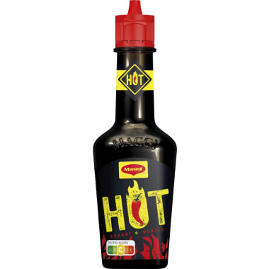 MAGGI Würze Hot flüssig 119 gr Flasche