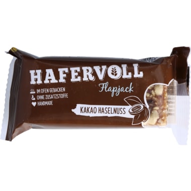 HAFERVOLL Flapjack Kakao Haselnuss