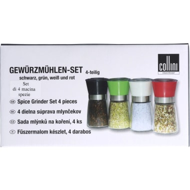 Collini  Gewürzmühlenset 4-teilig