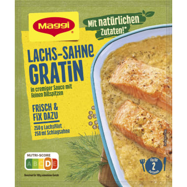 MAGGI Fix Lachs Sahne Gratin 26 gr