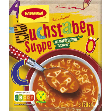 MAGGI Buchstaben Tomaten Suppe 70 gr