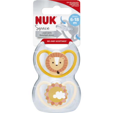 NUK Silikon-Beruhigungssauger Freestyle Gr. 2 2er-Packung