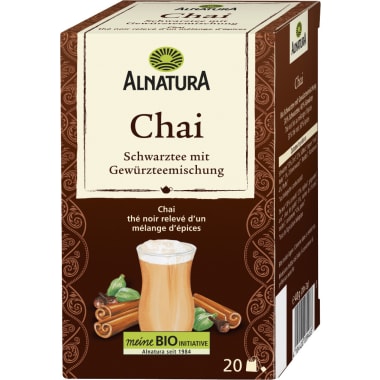 Alnatura Bio Chai Schwarztee mit Gewürzmischung