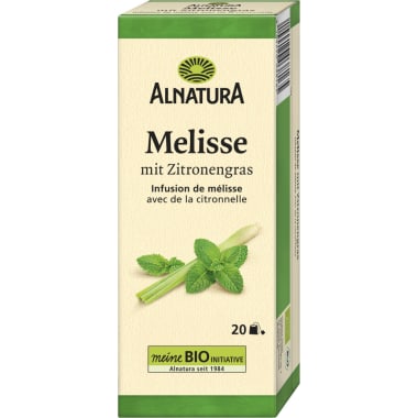 Alnatura Bio Melissentee mit Zitronengras