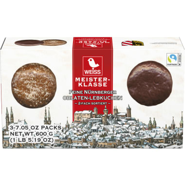 Weiss Feine Oblatenlebkuchen 3-fach