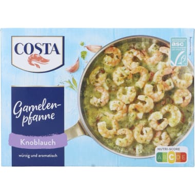 Costa Garnelenpfanne Knoblauch