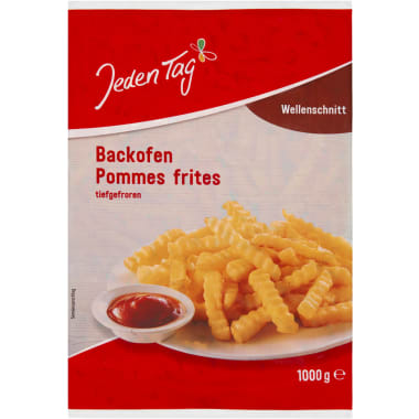 Jeden Tag Pommes Frites Wellenschnitt