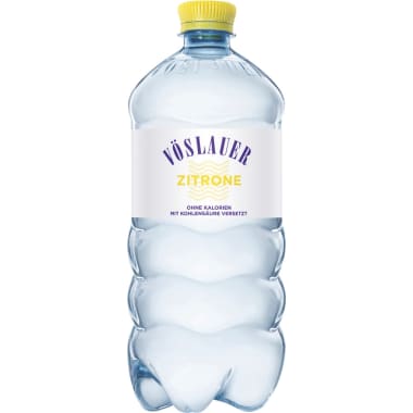 Vöslauer Mineralwasser prickelnd Zitrone 1,0 Liter