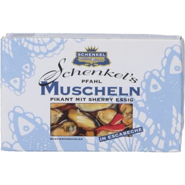 Schenkel Muscheln Escabeche