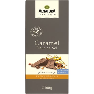 Alnatura Bio Selection Caramel Fleur de Sel Schokolade